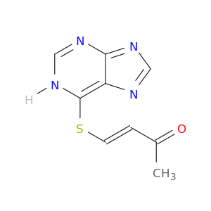 3-Buten-2-one, 4-(1H-purin-6-ylthio)-, (3Z)-