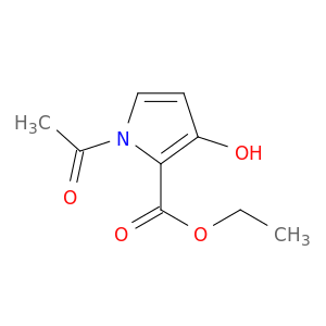 1H-Pyrrole-2-carboxylic acid, 1-acetyl-3-hydroxy-, ethyl ester