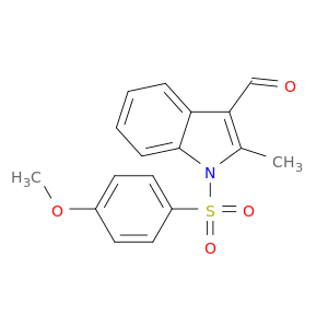 1H-Indole-3-carboxaldehyde, 1-[(4-methoxyphenyl)sulfonyl]-2-methyl-