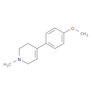 Pyridine, 1,2,3,6-tetrahydro-4-(4-methoxyphenyl)-1-methyl-
