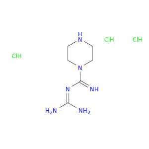 2-(piperazine-1-carboximidoyl)guanidine trihydrochloride