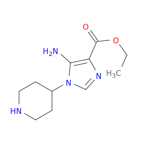 Ethyl 5-amino-1-(piperidin-4-yl)-1H-imidazole-4-carboxylate