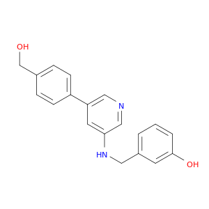 Benzenemethanol, 4-[5-[[(3-hydroxyphenyl)methyl]amino]-3-pyridinyl]-