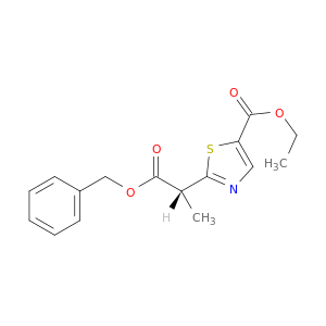 5-Thiazolecarboxylicacid, 2-[(1R)-1-[[(phenylmethoxy)carbonyl]amino]ethyl]-, ethyl ester