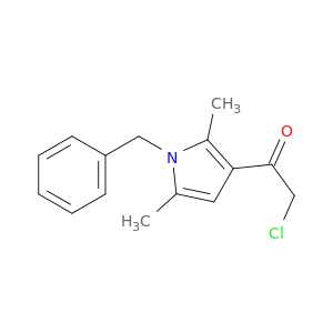 2-氯-1-[2,5-二甲基-1-(苯甲基)-1H-吡咯-3-基]乙醇