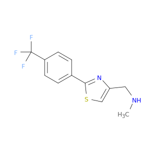 N-甲基-2-[4-(三氟甲基)苯基]-4-噻唑甲烷胺