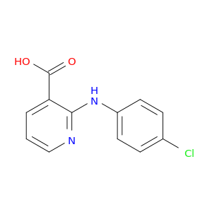3-Pyridinecarboxylic acid, 2-[(4-chlorophenyl)amino]-