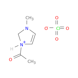 1H-Imidazolium, 1-acetyl-3-methyl-, perchlorate