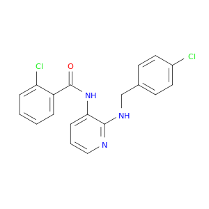 Benzamide, 2-chloro-N-[2-[(4-chlorophenyl)methylamino]-3-pyridinyl]-