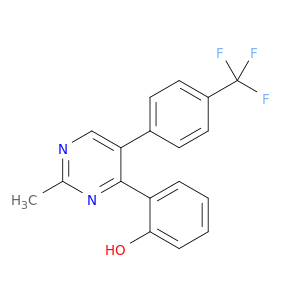 Phenol, 2-[2-methyl-5-[4-(trifluoromethyl)phenyl]-4-pyrimidinyl]-