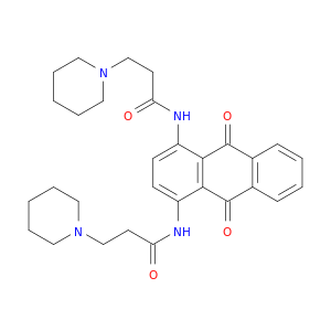 1-Piperidinepropanamide,N,N'-(9,10-dihydro-9,10-dioxo-1,4-anthracenediyl)bis- (9CI)
