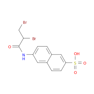2-Naphthalenesulfonic acid, 6-[(2,3-dibromo-1-oxopropyl)amino]-
