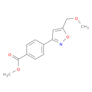 Benzoic acid, 4-[5-(methoxymethyl)-3-isoxazolyl]-, methyl ester