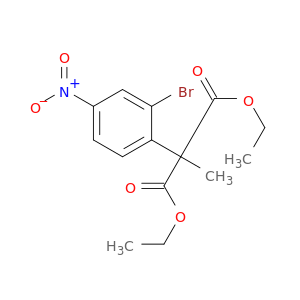 2-(2-溴-4-硝基苯基)-2-甲基丙二酸二乙酯