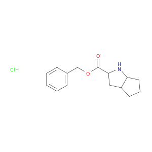 Cyclopenta[b]pyrrole-2-carboxylic acid, octahydro-, phenylmethyl ester, hydrochloride