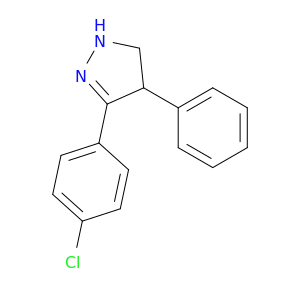 3-(4-氯苯基)-4,5-二氢-4-苯基-1H-吡唑