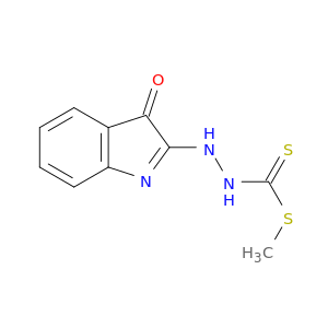 Hydrazinecarbodithioic acid, 2-(3-oxo-3H-indol-2-yl)-, methyl ester