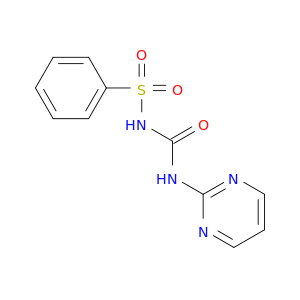 Benzenesulfonamide, N-[(2-pyrimidinylamino)carbonyl]-