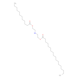 Octadecanoic acid, 2-[[2-[(1-oxododecyl)oxy]ethyl]amino]ethyl ester