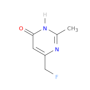 4-Pyrimidinol,6-(Fluoromethyl)-2-methyl-1H-pyrimidin-4-one