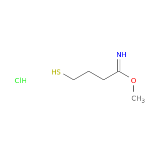 Butanimidic acid, 4-mercapto-, methyl ester, hydrochloride