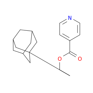 4-Pyridinecarboxylicacid, 2-tricyclo[3.3.1.13,7]dec-1-ylethyl ester