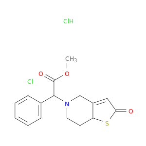 甲基(2-氯苯基)(2-氧代-2,6,7,7ALPHA-四氢噻吩并[3,2-C]吡啶-5(4H)-基)乙酸酯