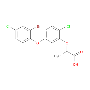 Propanoic acid, 2-[5-(2-bromo-4-chlorophenoxy)-2-chlorophenoxy]-