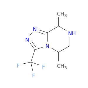 1,2,4-Triazolo[4,3-a]pyrazine,5,6,7,8-tetrahydro-5,8-dimethyl-3-(trifluoromethyl)-