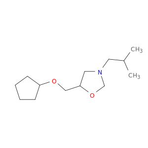 Oxazolidine, 5-[(cyclopentyloxy)methyl]-3-(2-methylpropyl)-