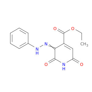 4-Pyridinecarboxylicacid, 1,2-dihydro-6-hydroxy-2-oxo-3-(2-phenyldiazenyl)-, ethyl ester