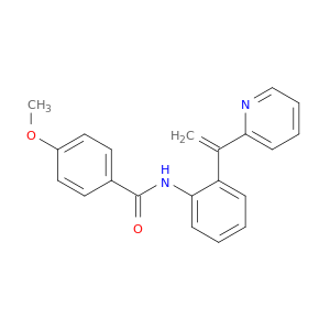 Benzamide, 4-methoxy-N-[2-[1-(2-pyridinyl)ethenyl]phenyl]-