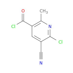 3-Pyridinecarbonyl chloride, 6-chloro-5-cyano-2-methyl-