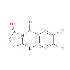 5H-Thiazolo[2,3-b]quinazolin-3(2H)-one, 7,8-dichloro-5-oxo-