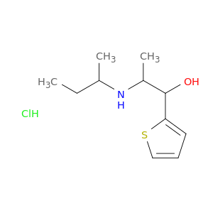 2-Thiophenemethanol, a-[1-[(1-methylpropyl)amino]ethyl]-,hydrochloride (1:1)
