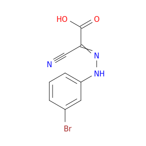 Acetic acid, [(3-bromophenyl)hydrazono]cyano-