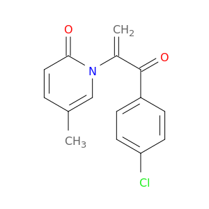 2(1H)-Pyridinone,1-[1-(4-chlorobenzoyl)ethenyl]-5-methyl-