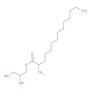 Tetradecanoic acid, 2-methyl-, 2,3-dihydroxypropyl ester