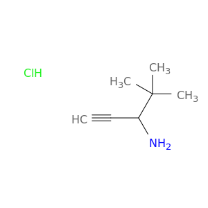 4,4-dimethylpent-1-yn-3-amine hydrochloride