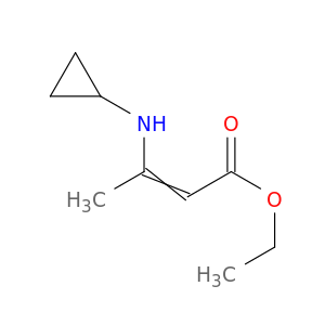 2-Butenoic acid, 3-(cyclopropylamino)-, ethyl ester