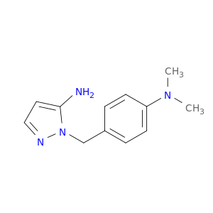 1-(4-(Dimethylamino)benzyl)-1H-pyrazol-5-amine