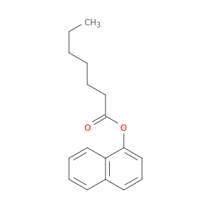 Heptanoic acid, 1-naphthalenyl ester