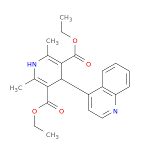 diethyl 2,6-dimethyl-4-quinolin-4-yl-1,4-dihydropyridine-3,5-dicarboxylate