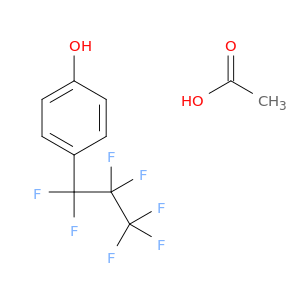 Phenol, 4-(heptafluoropropyl)-, acetate