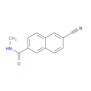 2-Naphthalenecarboxamide, 6-cyano-N-methyl-