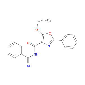 4-Oxazolecarboxamide, 5-ethoxy-N-(iminophenylmethyl)-2-phenyl-