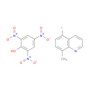 Quinoline, 5-fluoro-8-methyl-, compd. with 2,4,6-trinitrophenol (1:1)