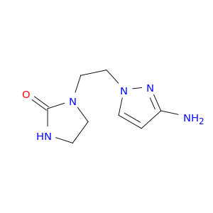1-[2-(3-Amino-1H-pyrazol-1-yl)ethyl]imidazolidin-2-one