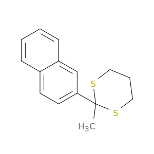 1,3-Dithiane, 2-methyl-2-(2-naphthalenyl)-