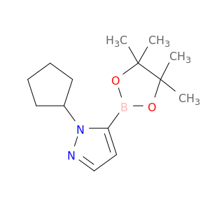 1-环戊基-5-(4,4,5,5-四甲基-1,3,2-二氧硼杂环戊烷-2-基)-1H-吡唑